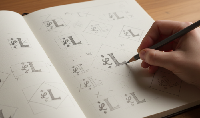 disegno del logo la locanda